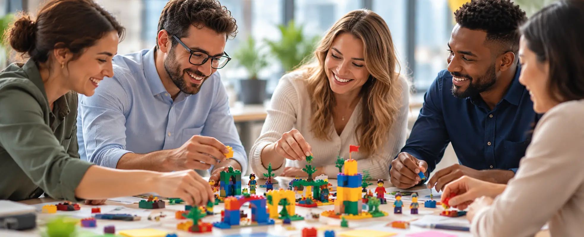 Екипно обучение и практическо бизнес преживяване с LEGO